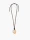 Ciottolo Brown Tie Necklace
