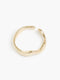 Gold Wave Open Ring