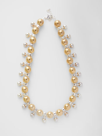 Geometric Ball Necklace