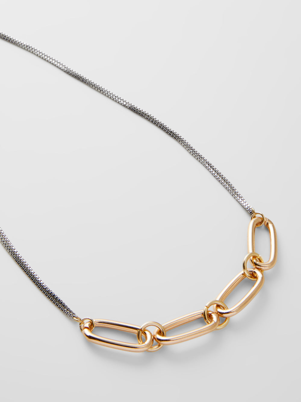 Large Oval Gold Link Necklace | Gold Jewelry NYC | Gold Chain Necklace