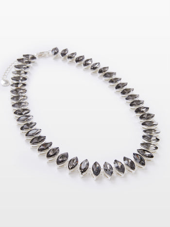 Oval Crystal Necklace