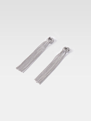 Knot Fringe Earrings