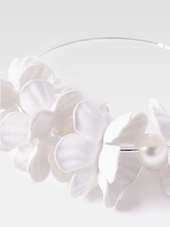 Metal Floral Earrings