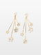 Star Diamante Cascade Earrings