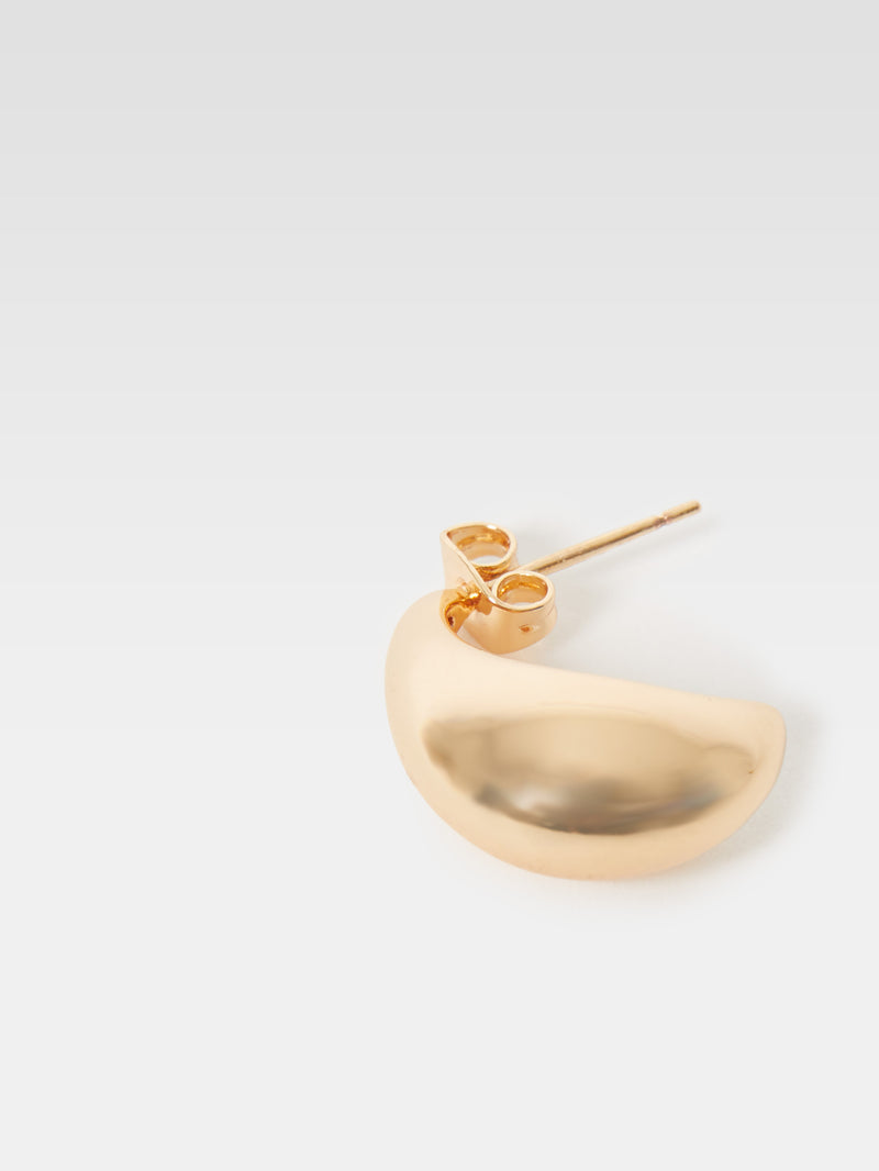 Metal Half Hoop Earrings