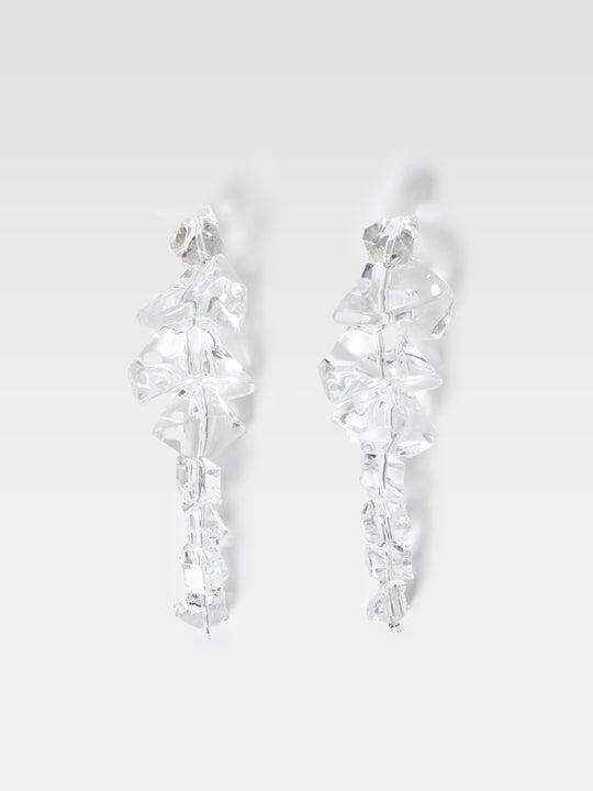 Ice Cube Drop Earrings