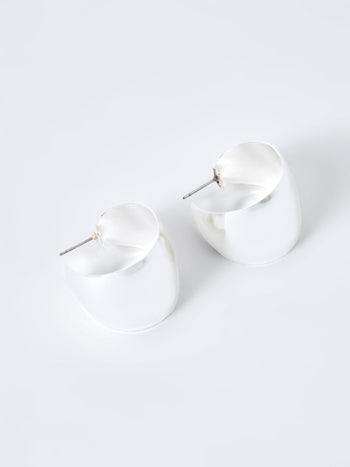 Small Chunky Hoop Earrings