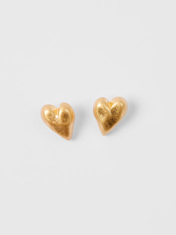 Small Heart Stud Earrings