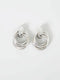 Interlocking Metal Knot Earrings