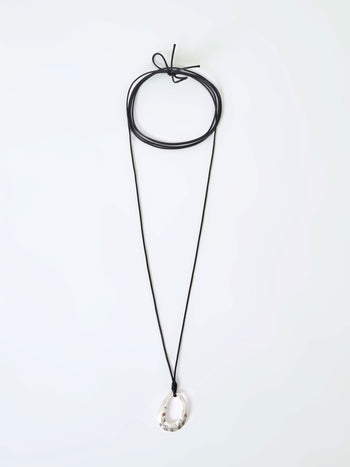 Rope Drop Pendant Necklace