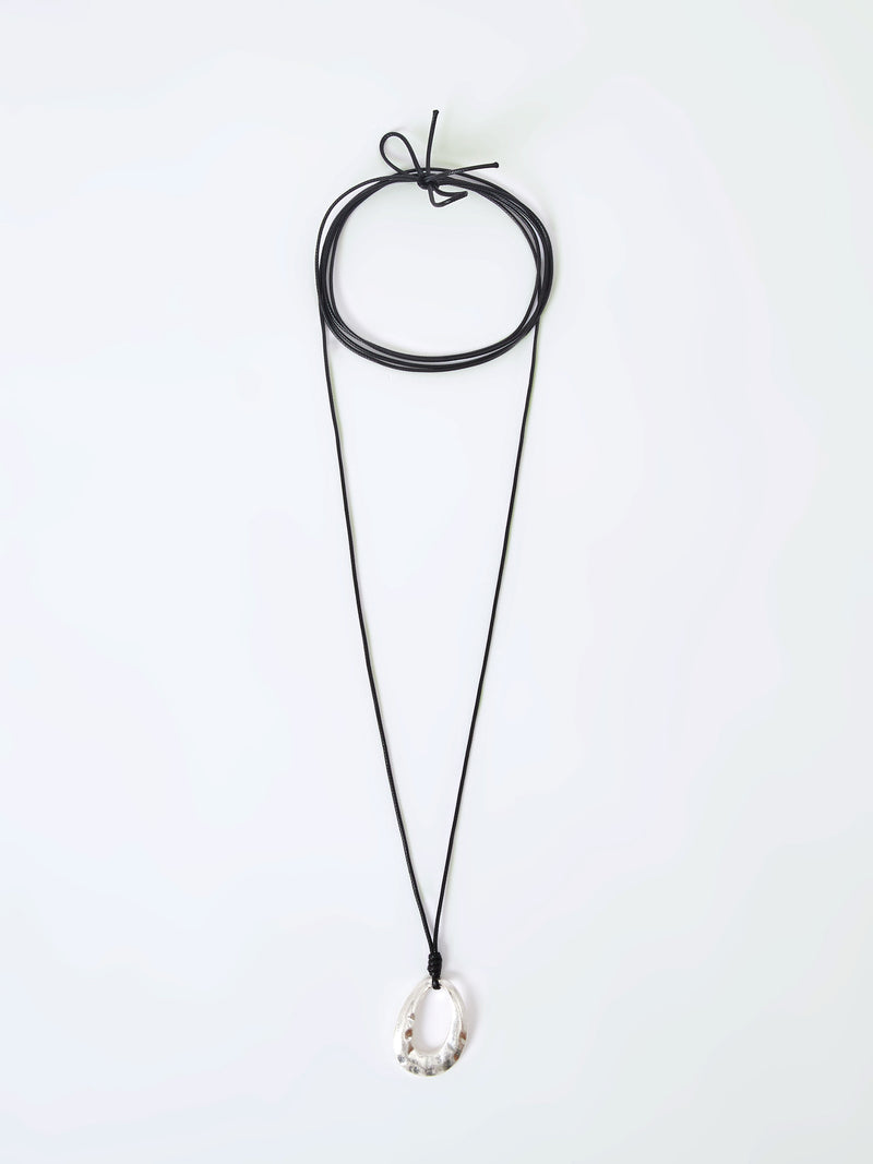 Rope Drop Pendant Necklace