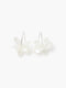 Pearl Petals Threader Earrings