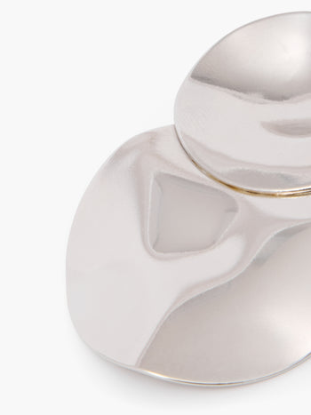 Duo Disc Drop Earrings