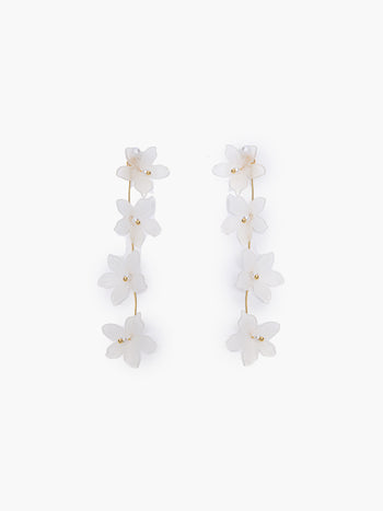 Cascade Floral Drop Earrings