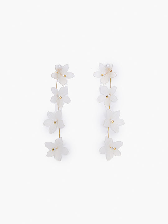 Cascade Floral Drop Earrings