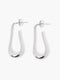 Fluid Long Hoop Earrings
