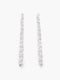Cluster Crystal Long Earrings