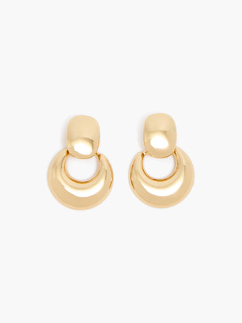 Small Door Knocker Earrings