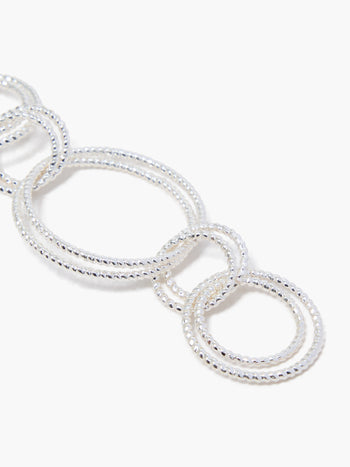 Multi Circle Drop Earrings