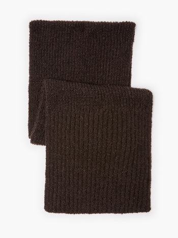 Chocolate Boucle Scarf