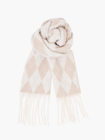 Supersoft Diamond Check Scarf
