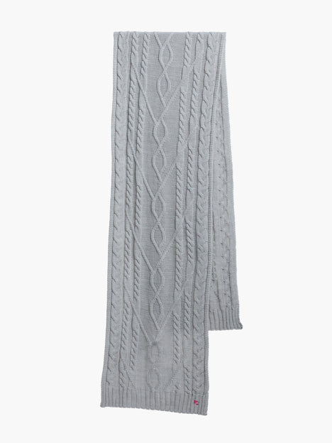 Cable Knit Scarf and Beanie Set