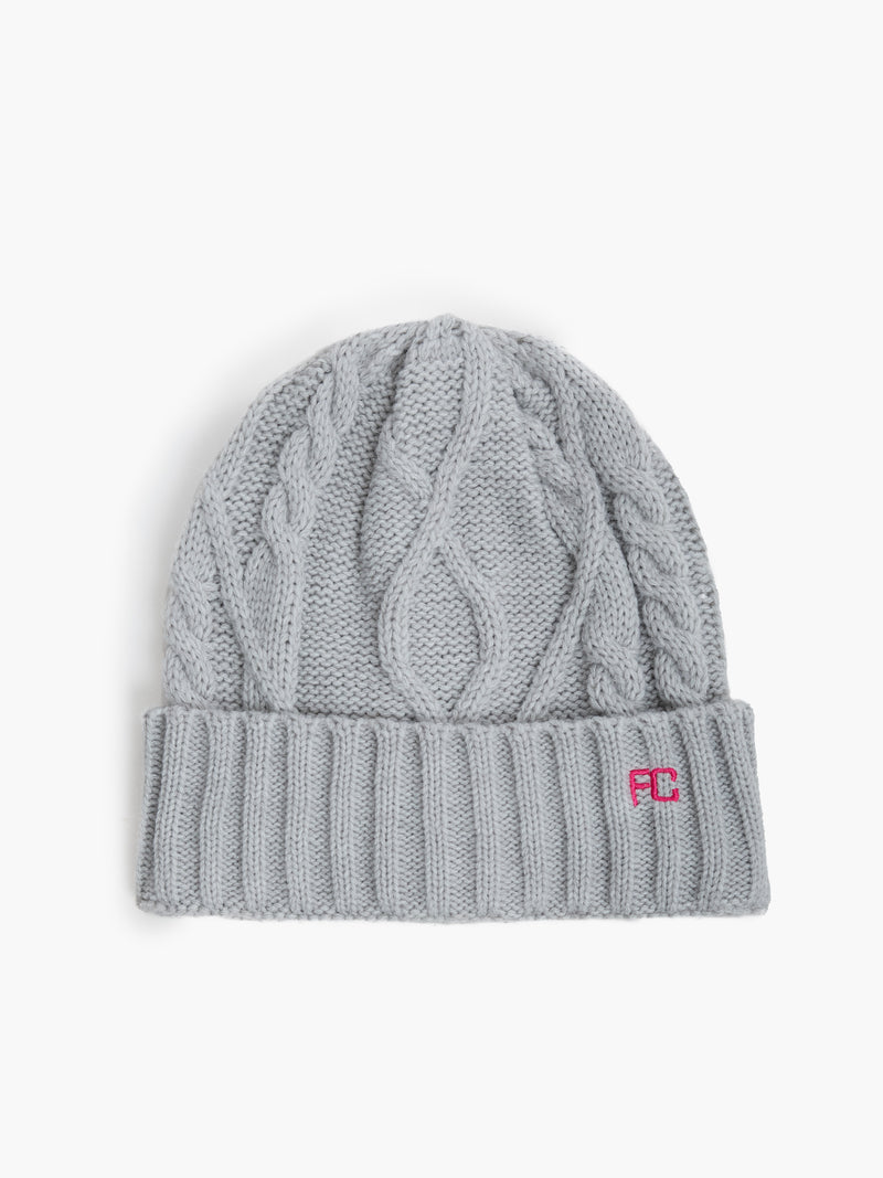 Cable Knit Scarf and Beanie Set