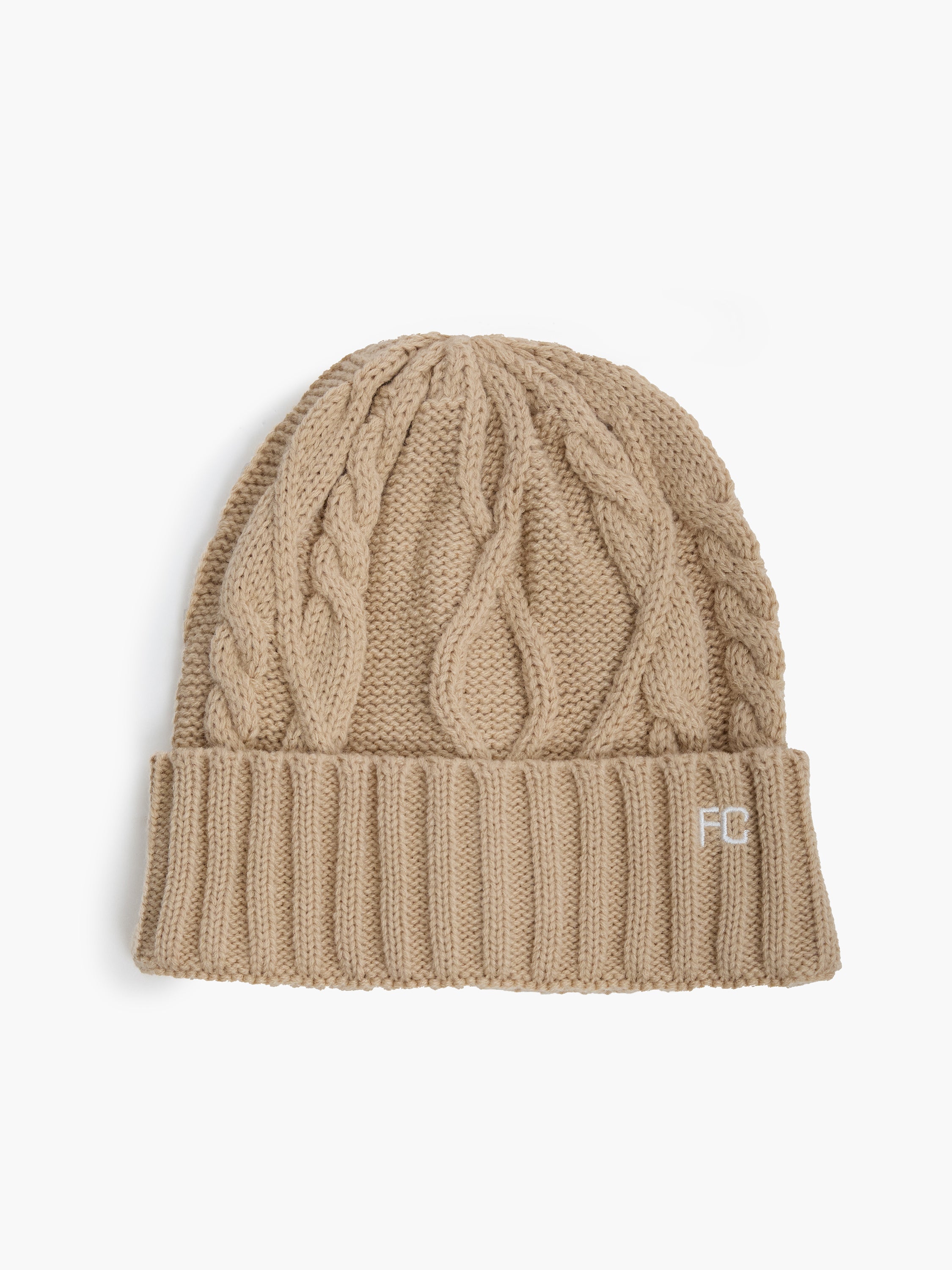 Cable Knit Scarf and Beanie Set