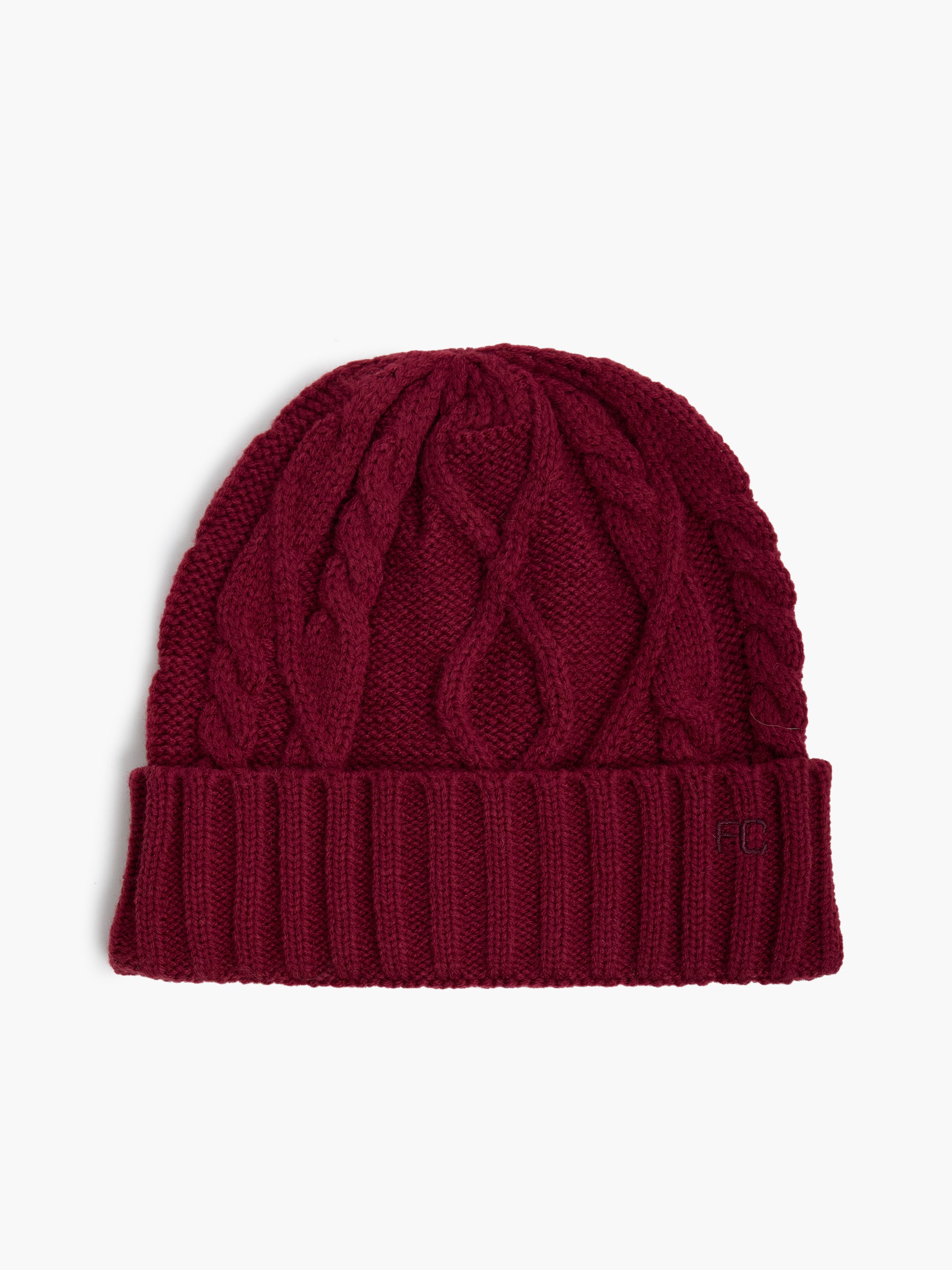 Cable Knit Scarf and Beanie Set