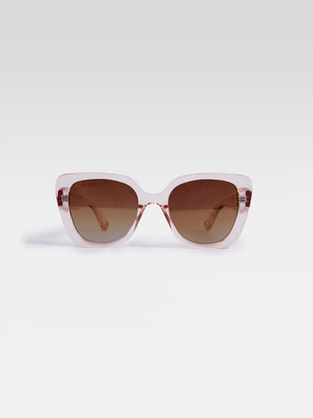 Glam Clear Cat Eye Sunglasses