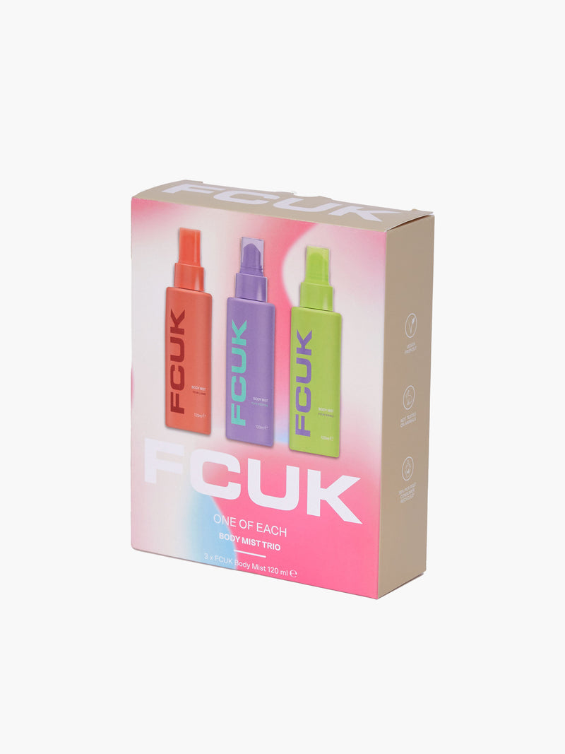 FCUK One Of Each Body Mist Trio Gift Set