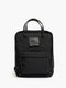 Black Crinkle Backpack