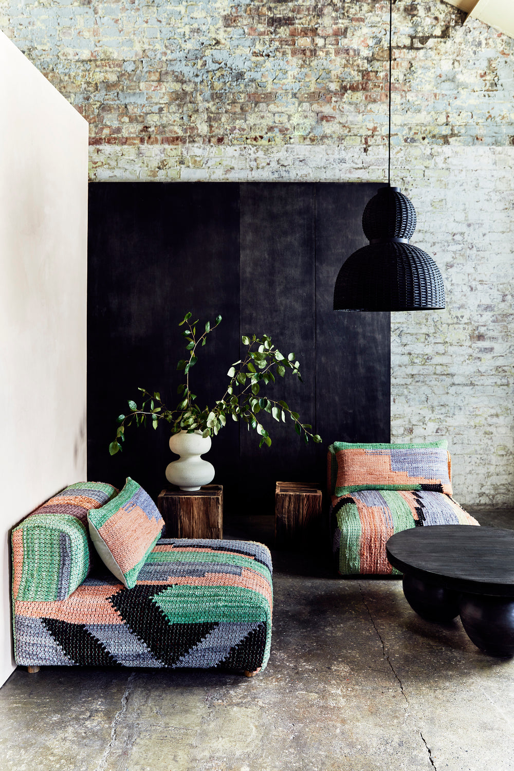 Milan Modular Lounge Chair Multi French Connection UK