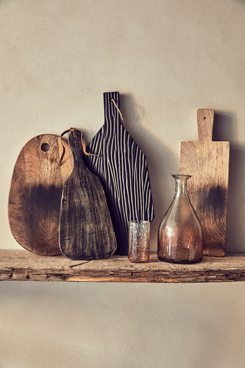 Black Wood Serving Board