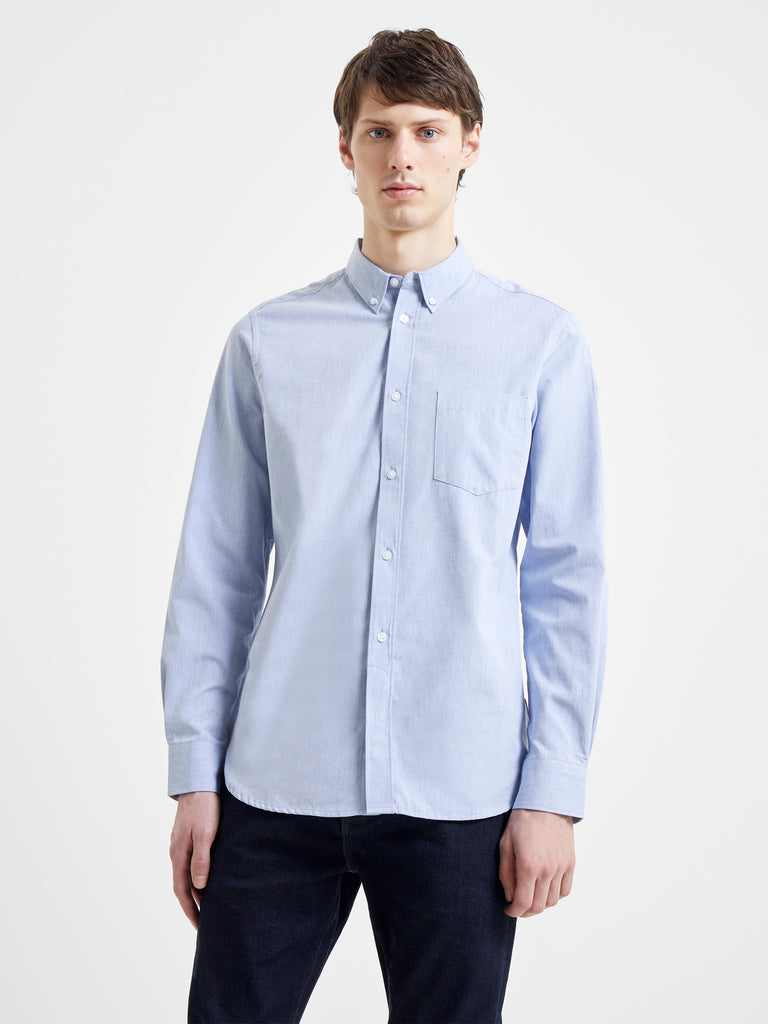 Oxford Long Sleeve Shirt Sky | French Connection UK