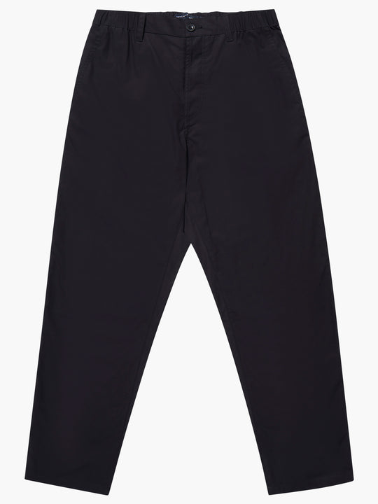 Peached Cotton Straight Leg Trousers