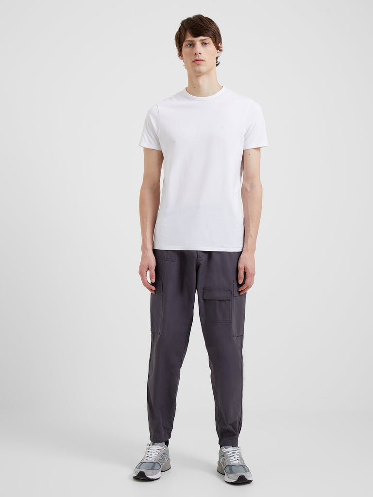 Military Cotton Tapered Combat Trousers Forged Iron | French Connection UK