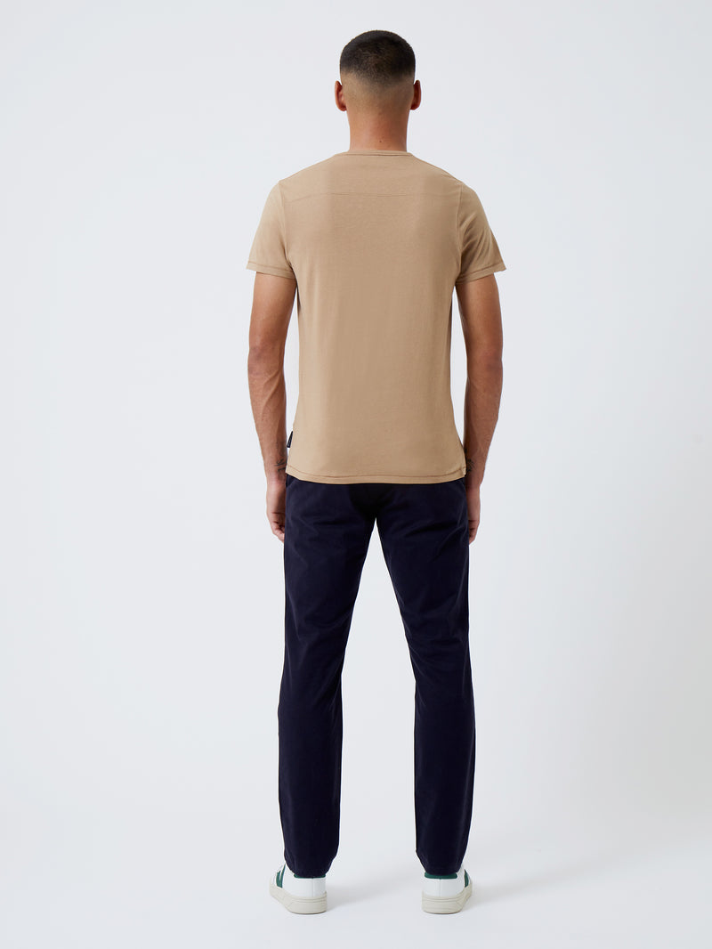 Crew Neck T-Shirt Camel | French Connection UK