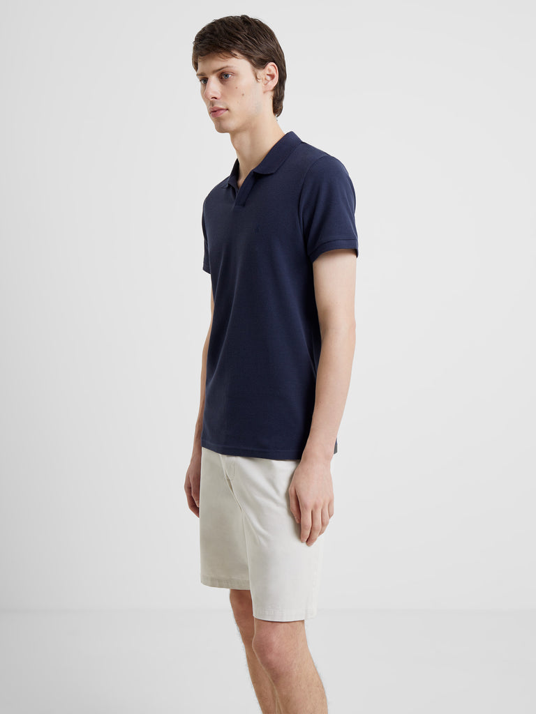 Pique Micro Polo Shirt Marine | French Connection UK