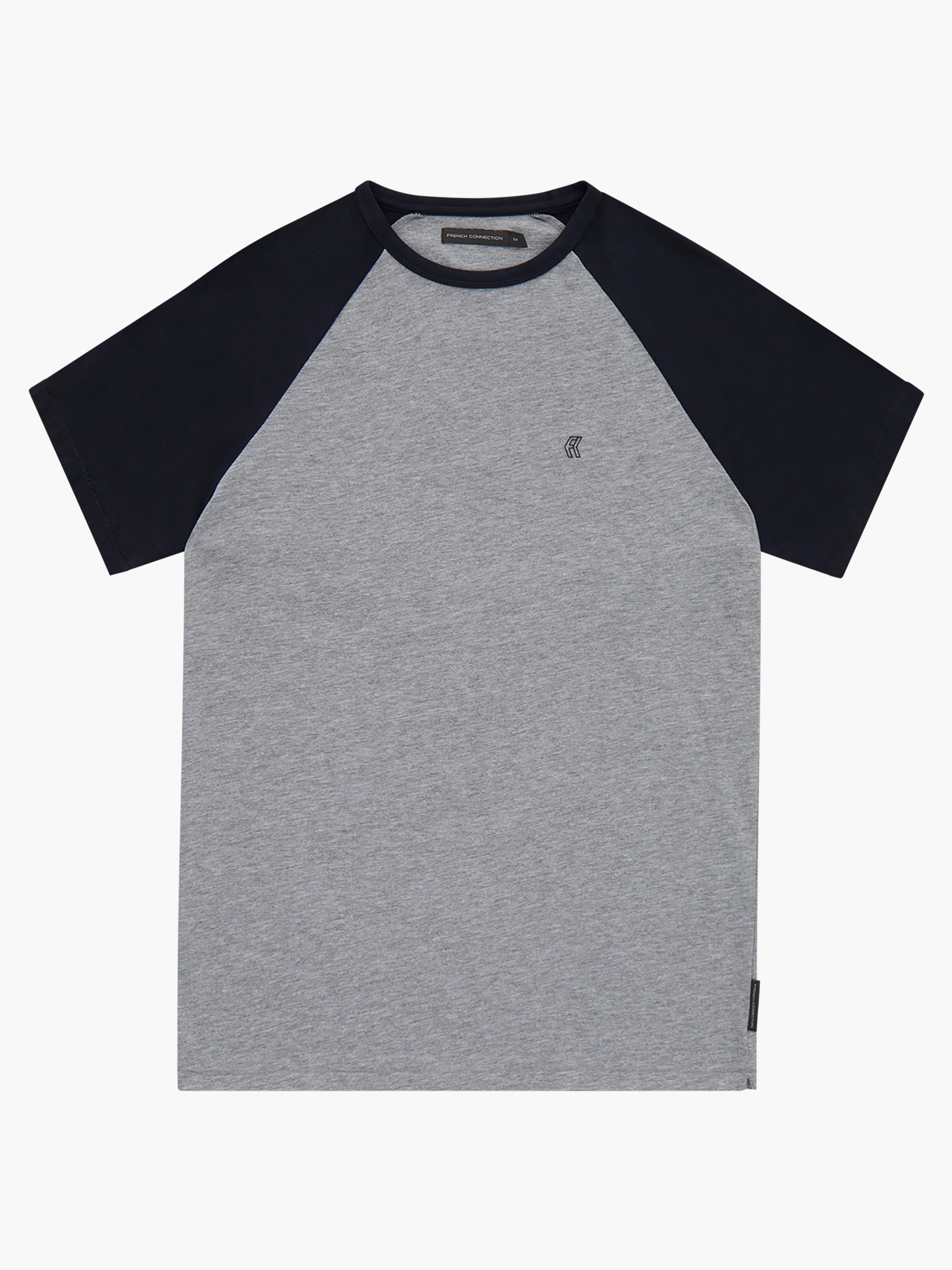 red and grey raglan shirt