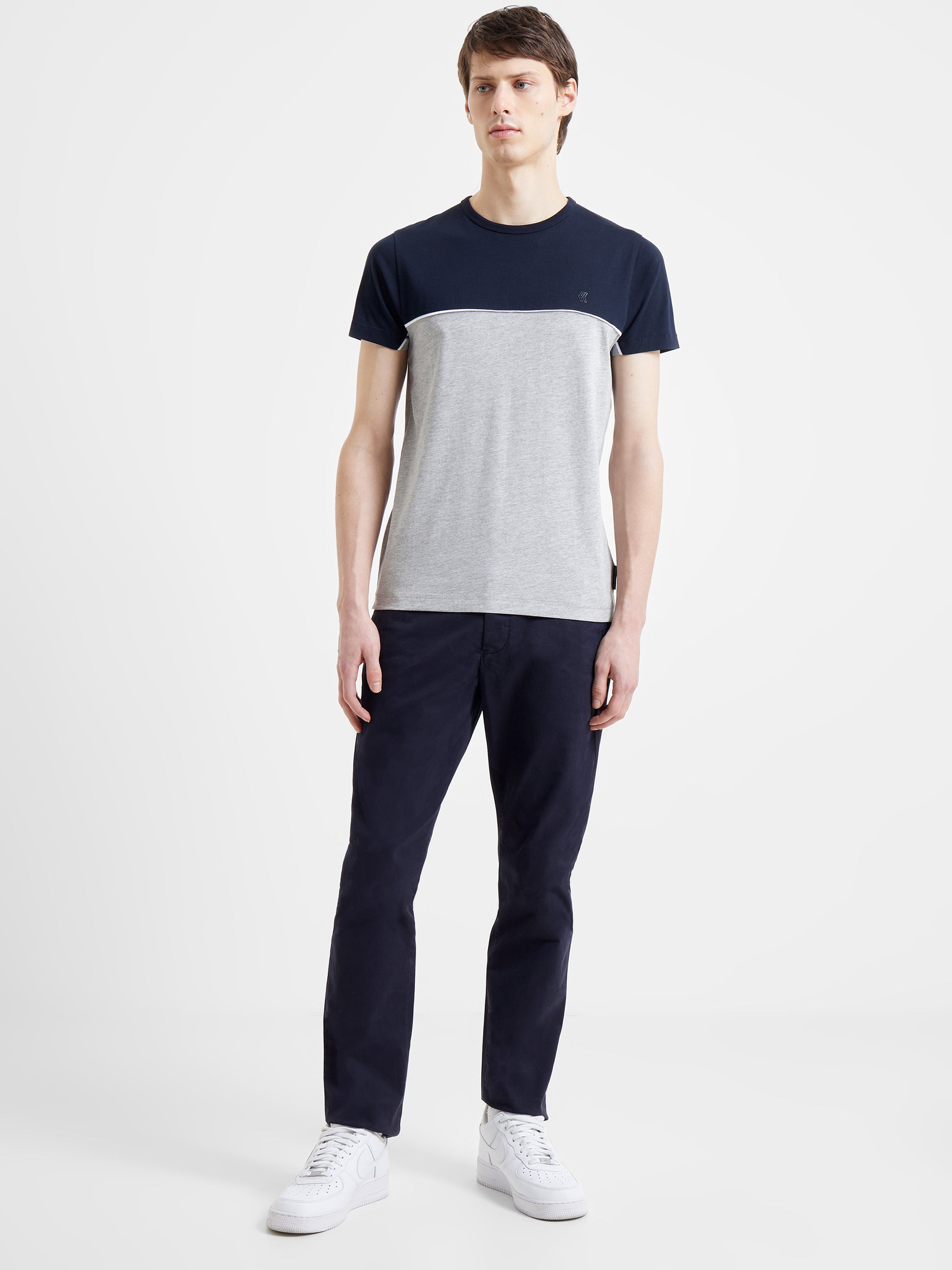 Block Piping T-Shirt