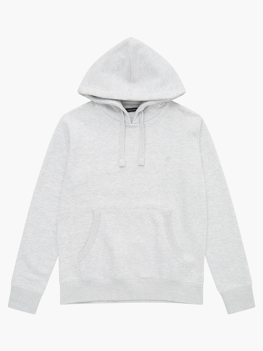 Overhead Logo Sweat Hoodie Light Grey Melange | French Connection UK