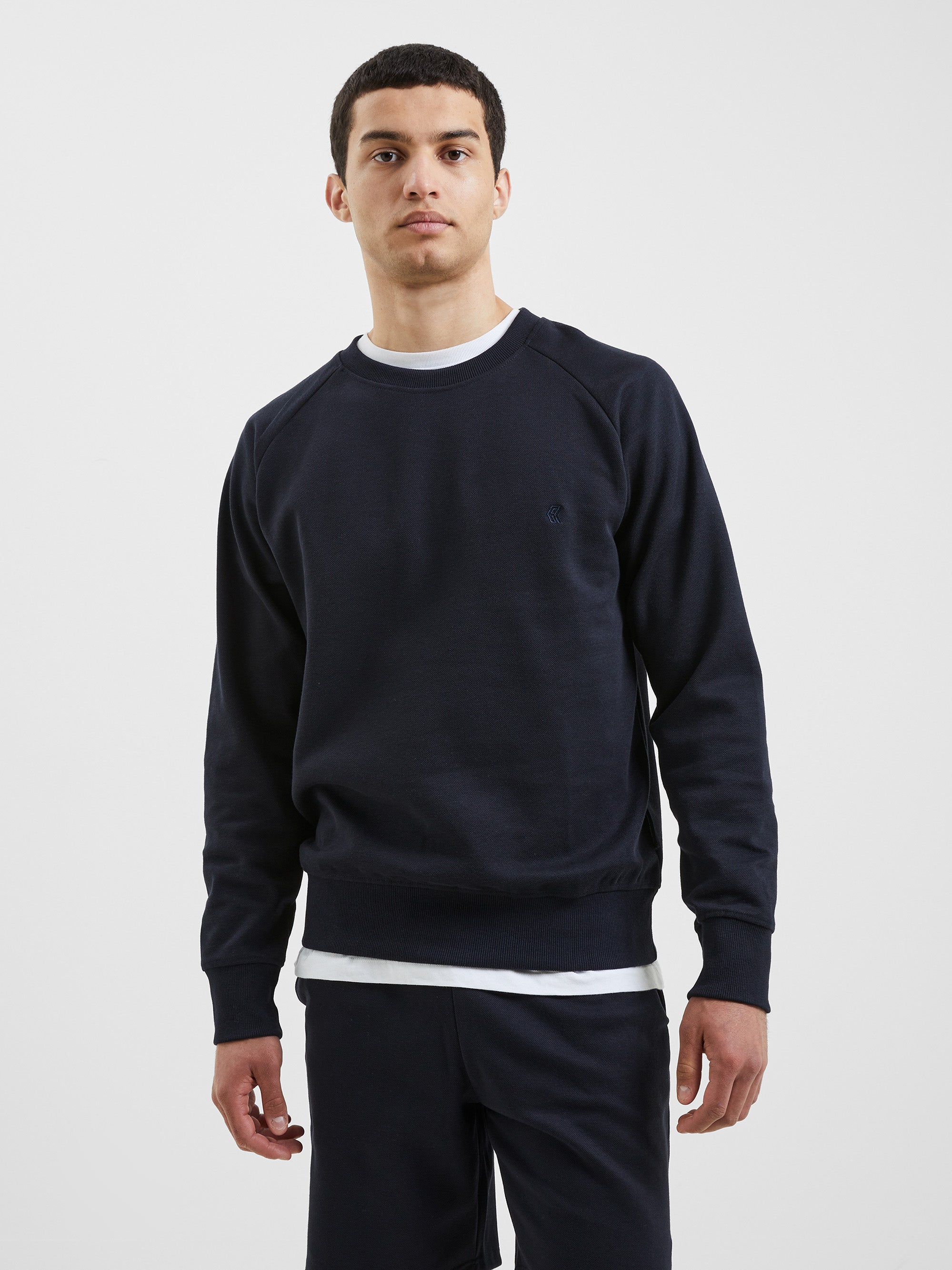 Pique crewneck store
