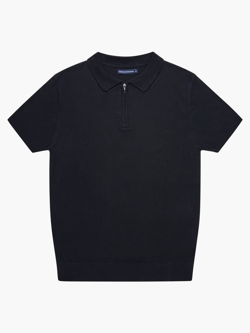 Half Zip Polo Shirt
