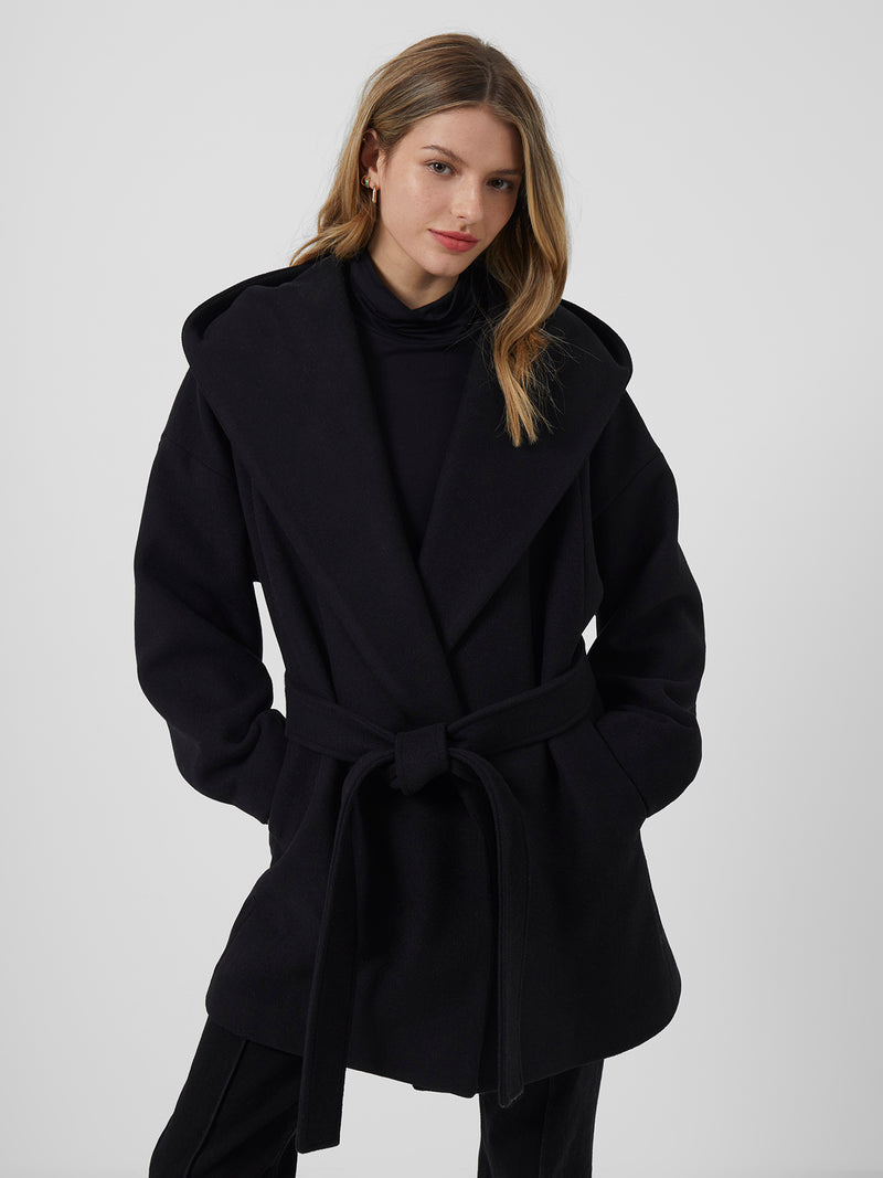 French connection hooded coat on sale