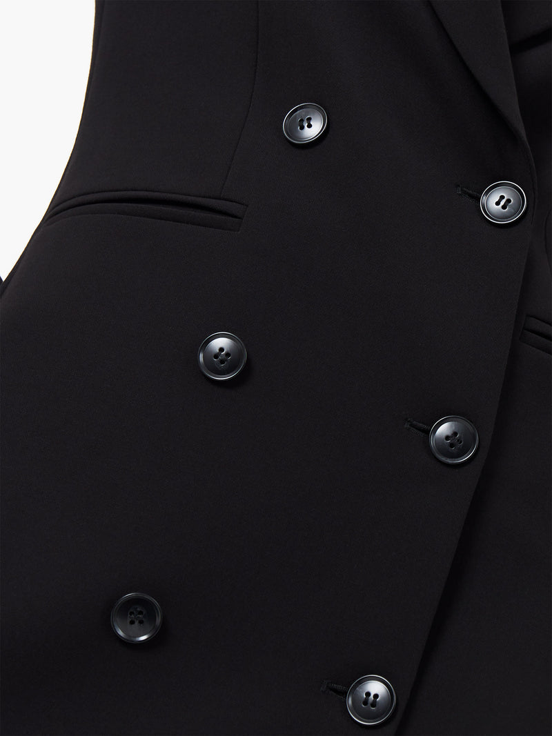 Whisper Blazer Mini Dress Black | French Connection UK