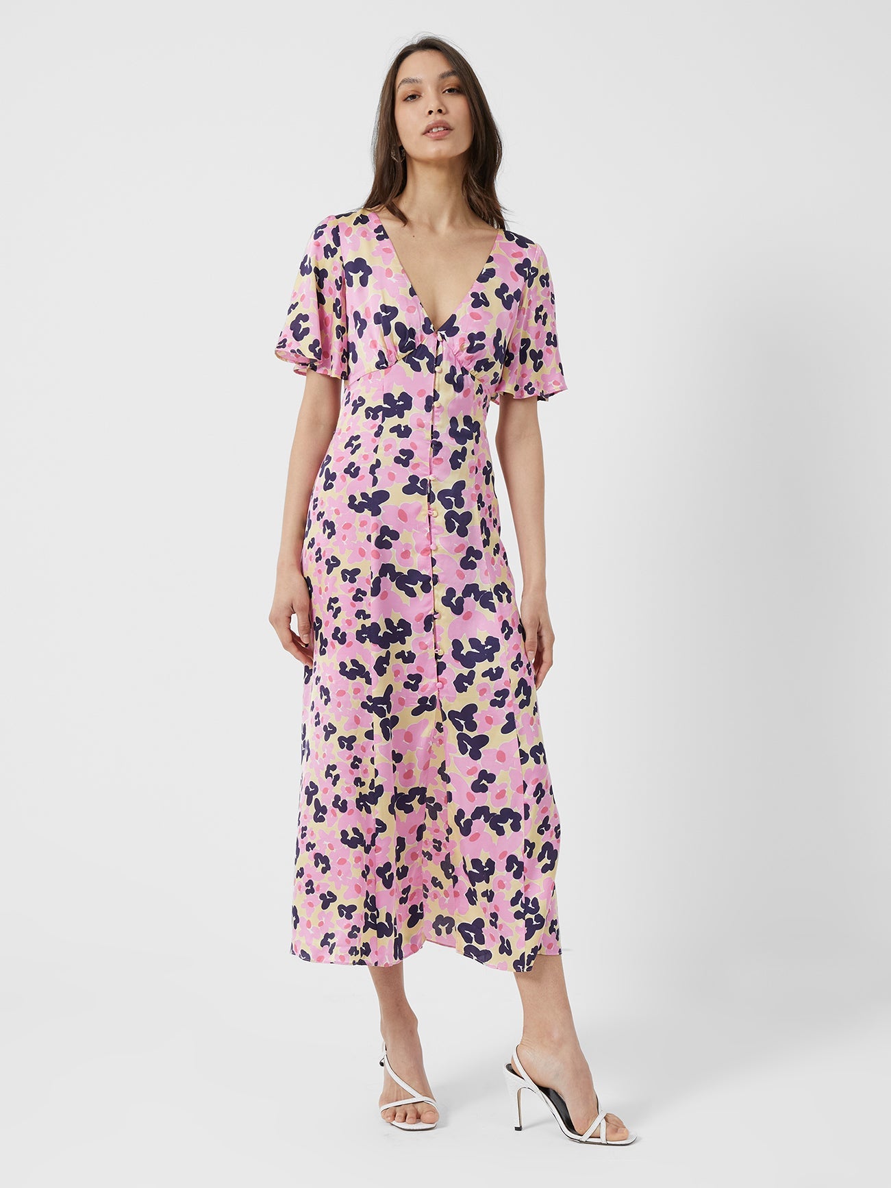 French connection cerisier tea on sale dress