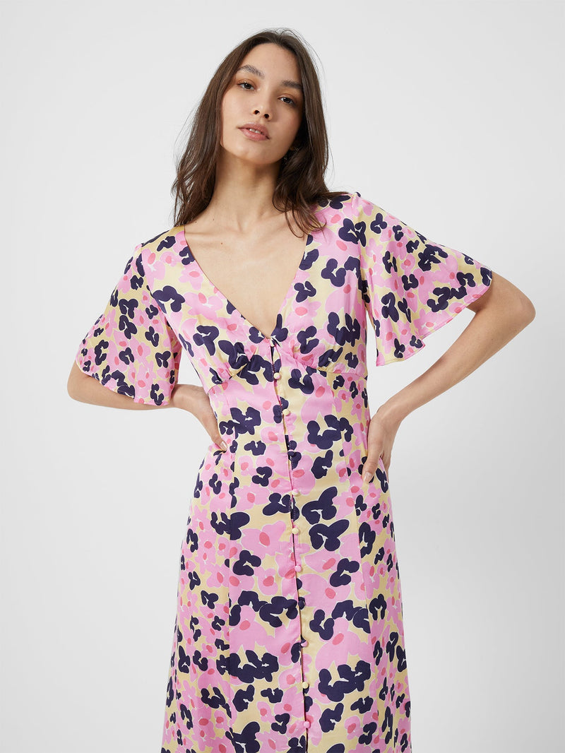 Cassia Elitan Long Tea Dress French Connection UK