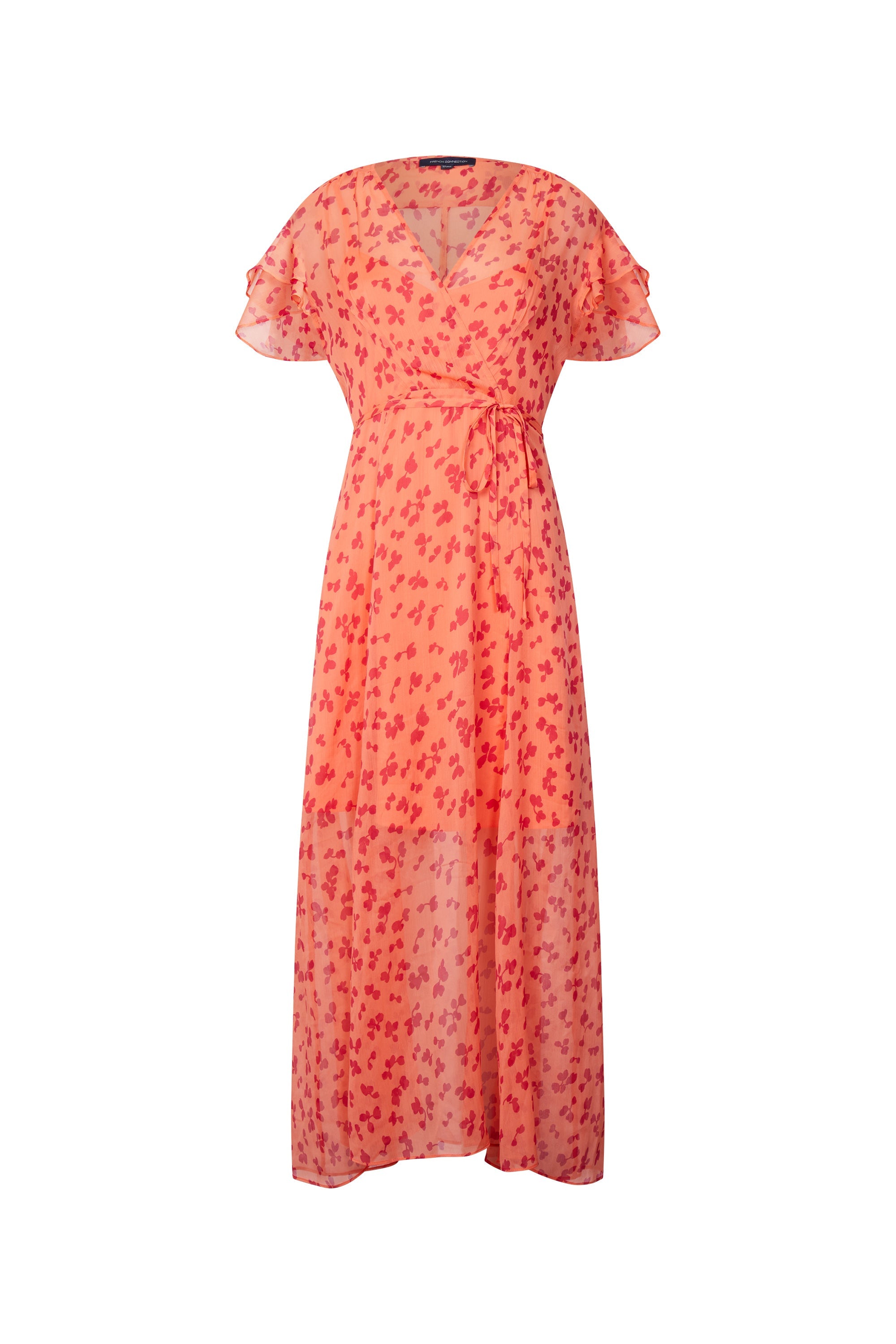French connection orange clearance dress