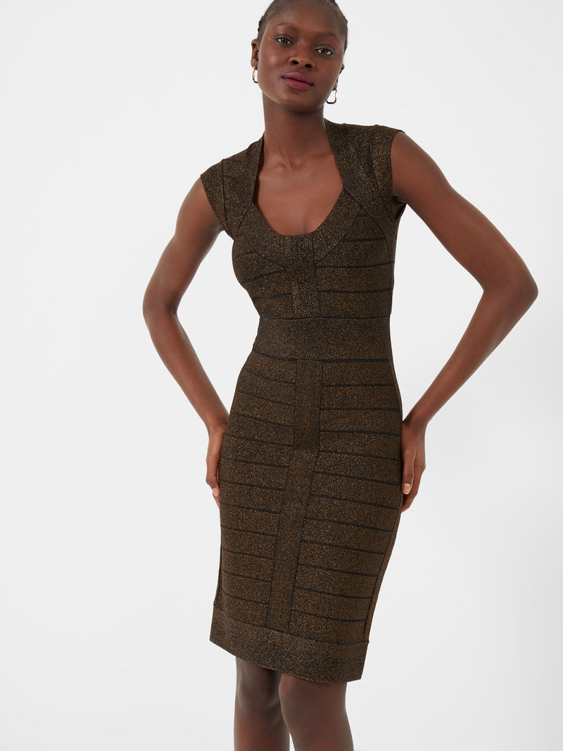 french connection black bandage dress
